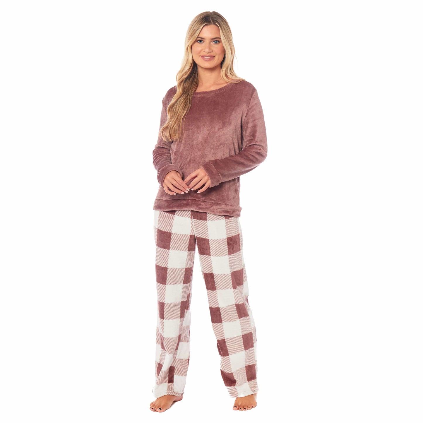 Buffalo Check Fleece Pyjamas Set