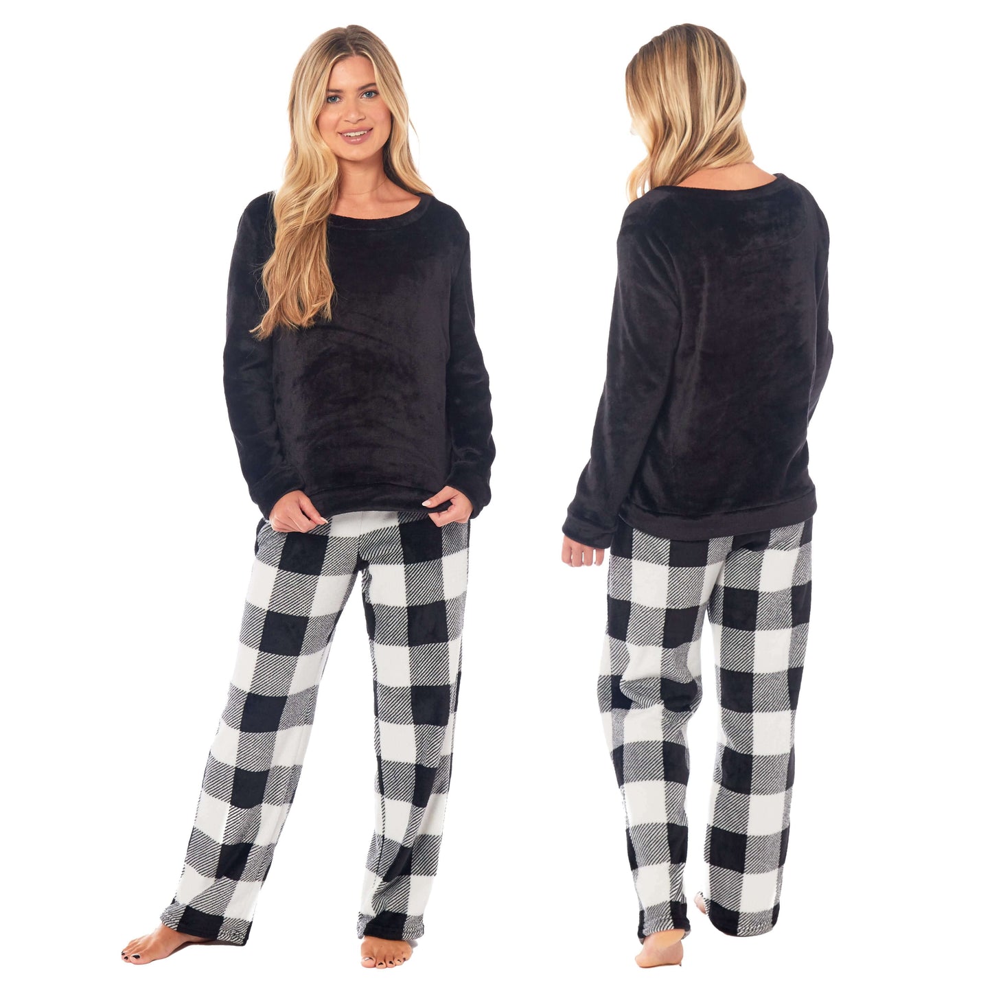 Buffalo Check Fleece Pyjamas Set