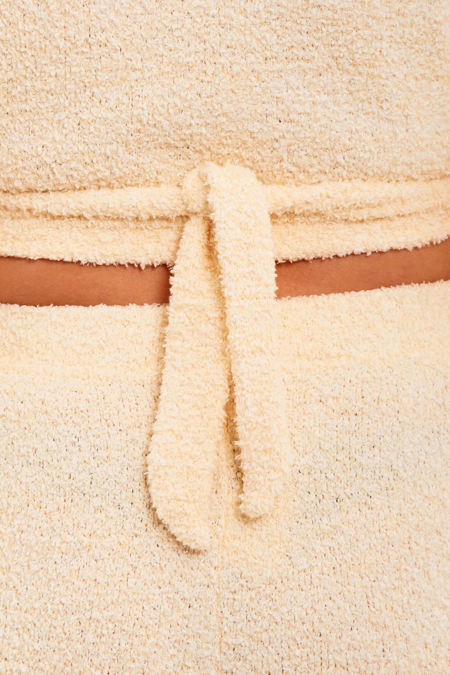 Ultra Soft Teddy Fleece Long Sleeve Wrap Top and Stretch Fit Pants